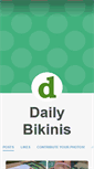 Mobile Screenshot of dailybikinis.com